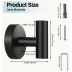 Robe Hook - Round Wall Hung Series 2200-04